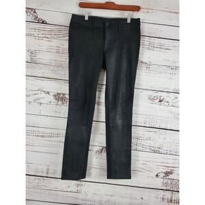 DL1961 Emma Legging Jean 27 Womens 4 Way Stretch Black Soft Coated 360 Comfort